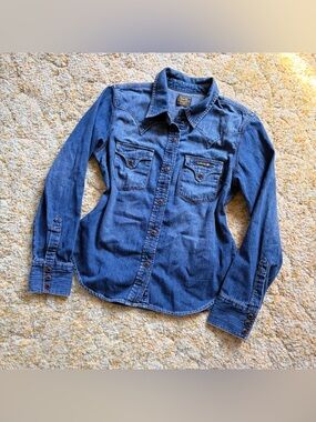 Denim Western Button Up Shirt